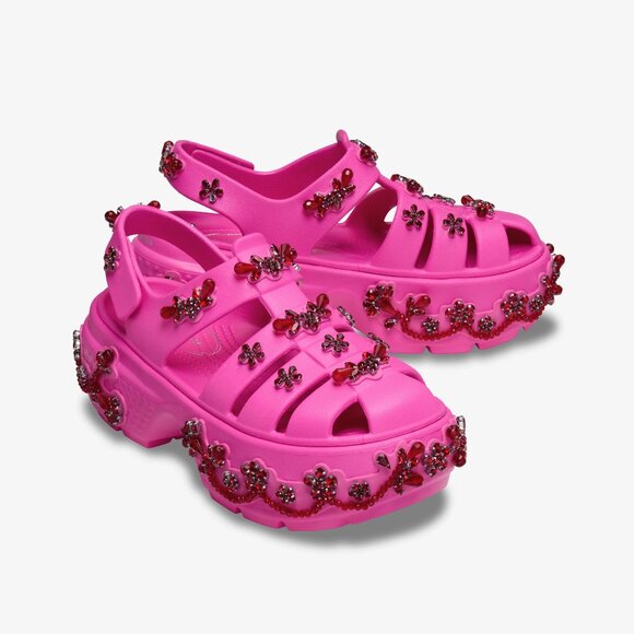 Crocs x Simone Rocha Stomp Platform Fisherman Sandal - Picture 1 of 2